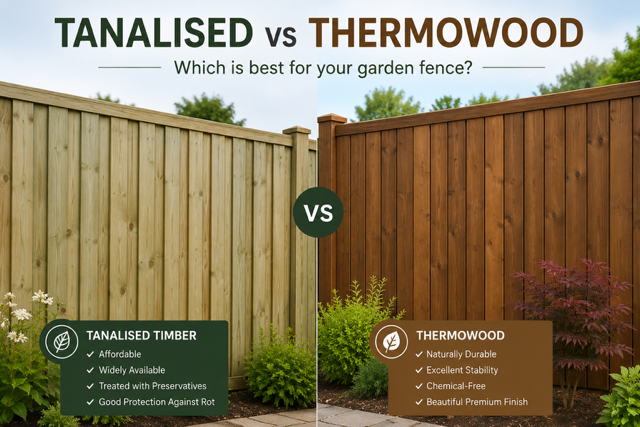 Thermowood or Tanalised Timber