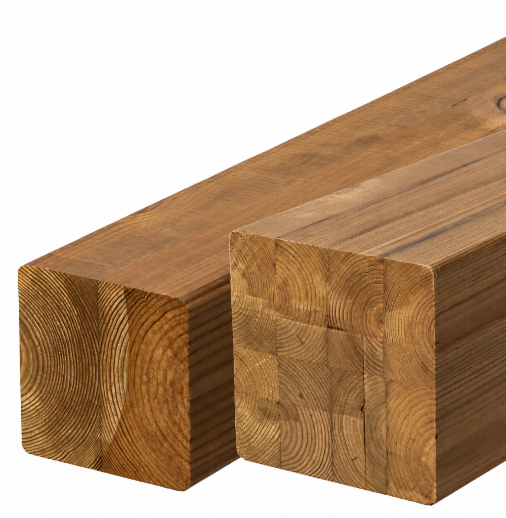 Lunawood thermowood posts